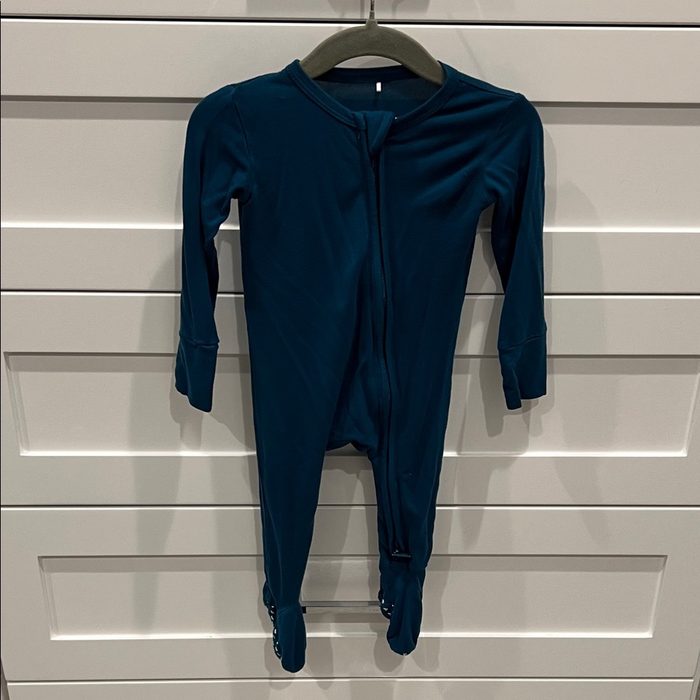 Posh Peanut Blue One Piece Footie